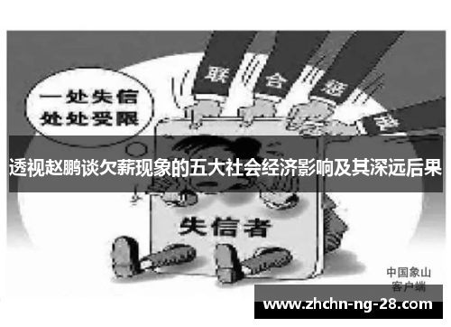 透视赵鹏谈欠薪现象的五大社会经济影响及其深远后果